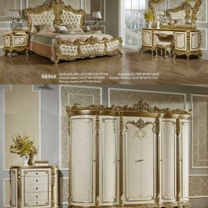 Crown Harmony Bed with Side Tables