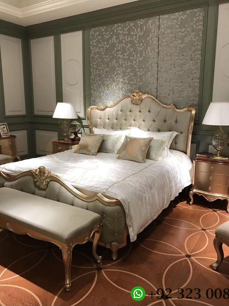Crown Orion Wooden Bed Set - Image 3