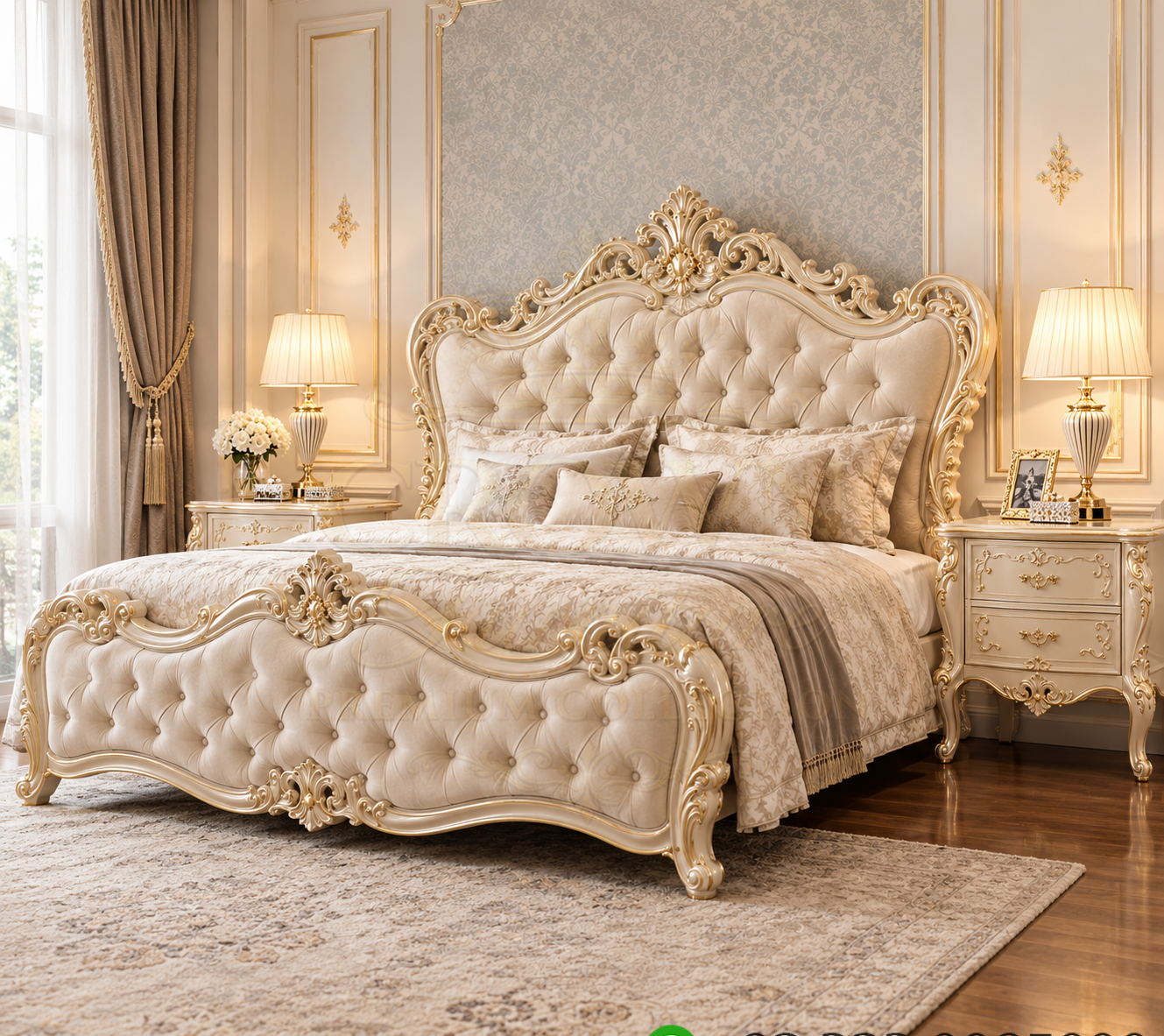 Crown Classic Storage Bed Set - Image 3
