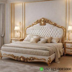 Crown Aurora Wooden Bed Set