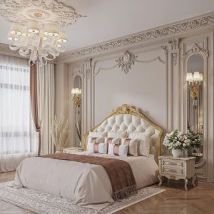 Crown Harmony Wooden Bed Set