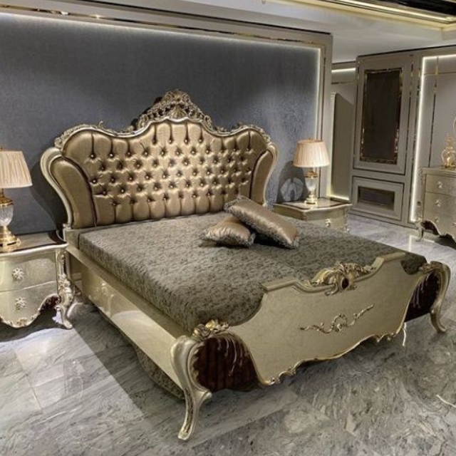 Crown Oxford Wooden Bed Set