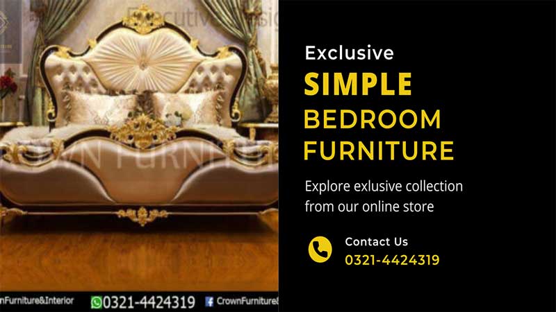Simple Bedroom Furniture IN Lahore Pakistan