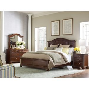 Crown Crescent King Size Bed Set