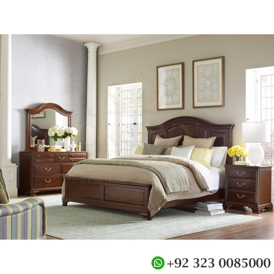 Crown Crescent King Size Bed Set