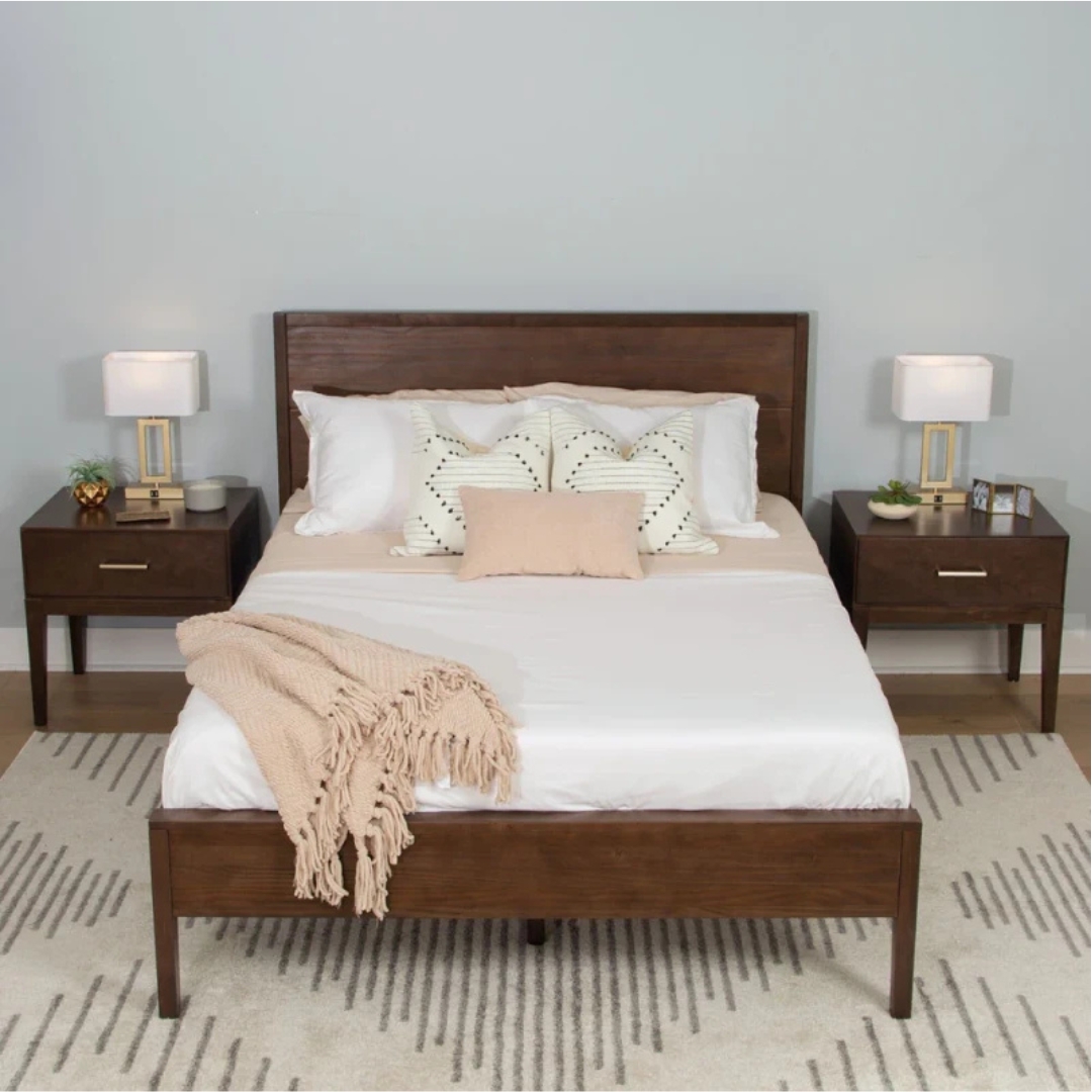 Crown Crescent Bed with Side Tables - Image 5