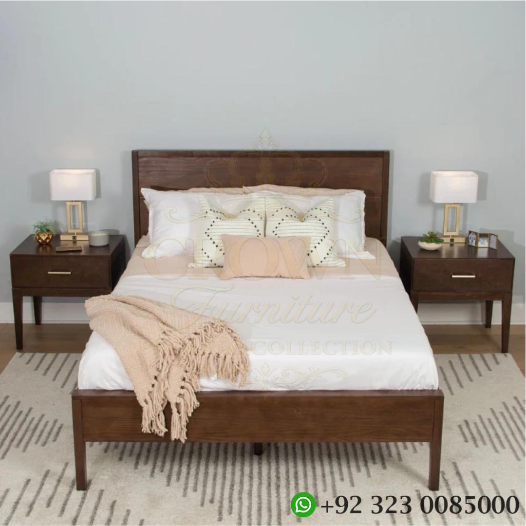 Crown Crescent Bed with Side Tables - Image 5