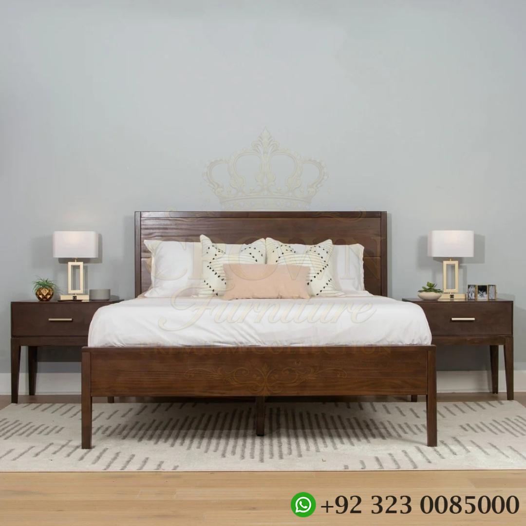 Crown Crescent Bed with Side Tables - Image 4