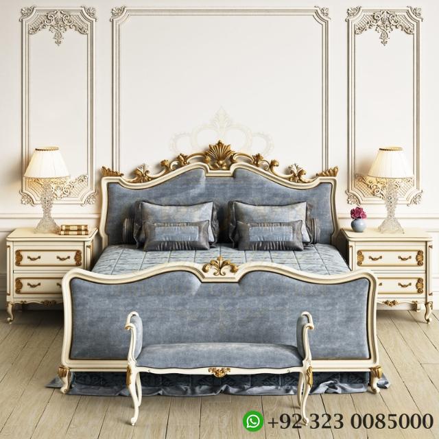 Crown Caspian King Size Bed Set