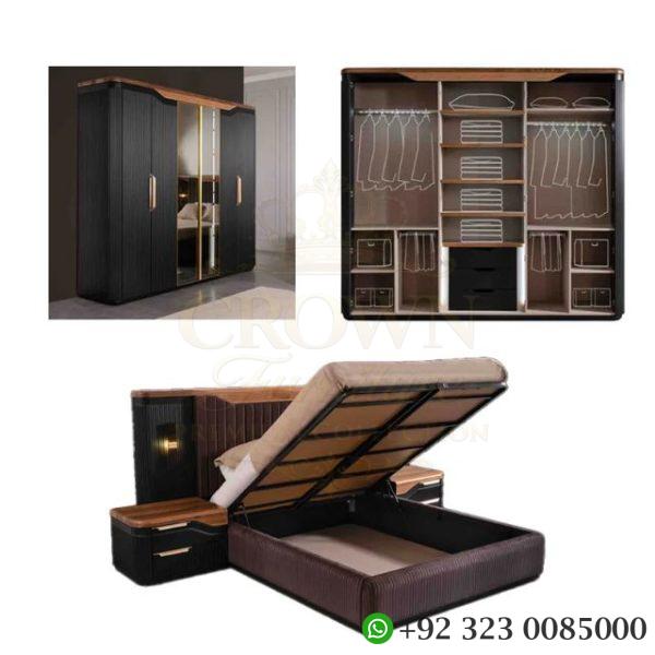 Crown Luxe King Size Bed Set - Image 4